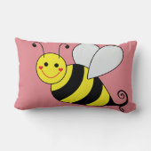 Cute Bumble Bee Persoonlijk Kussen (Achterkant)