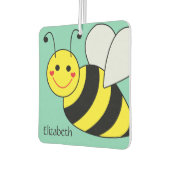 Cute Bumble Bee Persoonlijk Luchtverfrisser (Links)