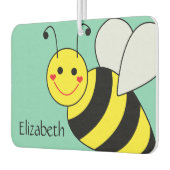 Cute Bumble Bee Persoonlijk Luchtverfrisser (Links)