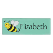 Cute Bumble Bee Persoonlijk Naambadge (Voorkant)