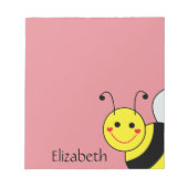 Cute Bumble Bee Persoonlijk Notitieblok (Voorkant)