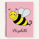 Cute Bumble Bee Persoonlijk Notitieboek (Voorkant)