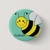 Cute Bumble Bee Persoonlijk Ronde Button 3,2 Cm (Voorkant)