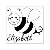 Cute Bumble Bee Persoonlijk Zelfinktende Stempel (Design)