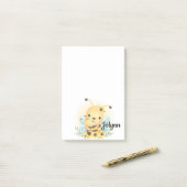 Cute Bumble Bee Post-it® Notes (Op bureau)