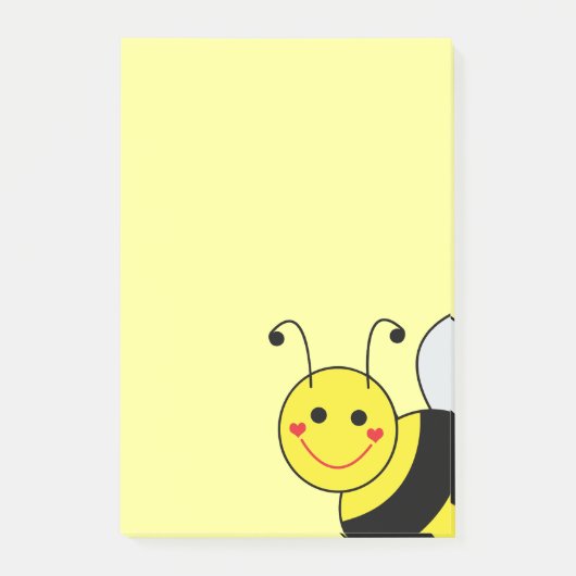 Cute Bumble Bee Post-it® Notes (Voorkant)