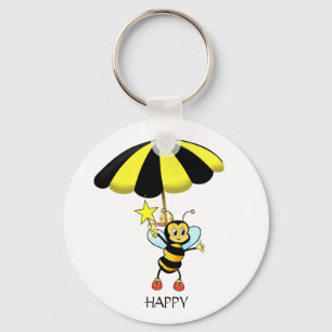 Cute Bumble Bee Sleutelhanger