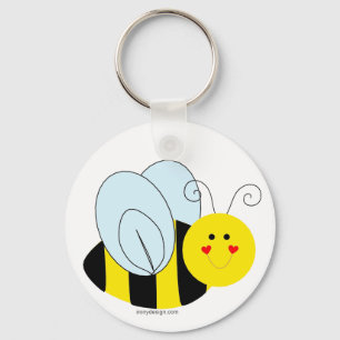 Cute Bumble Bee Sleutelhanger