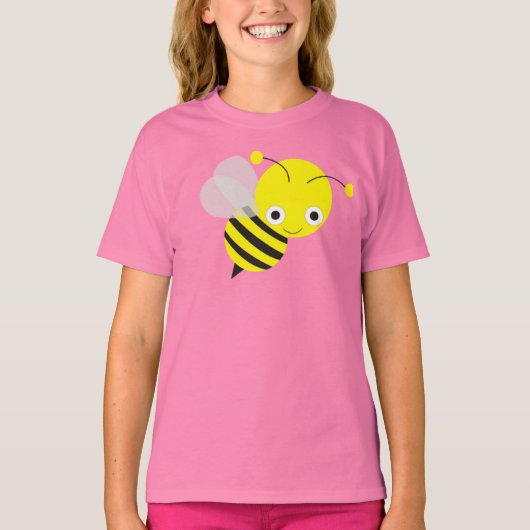 Cute Bumble Bee T-shirt (Voorkant)