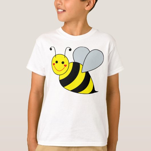 Cute Bumble Bee T-shirt (Voorkant)