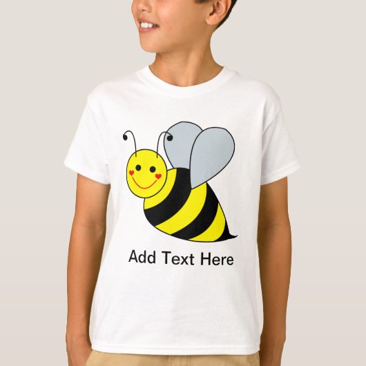 Cute Bumble Bee T-shirt (Voorkant)
