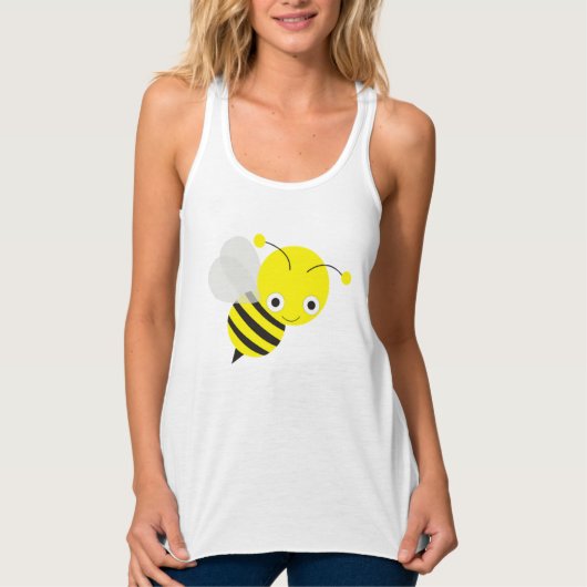 Cute Bumble Bee Tanktop (Voorkant)