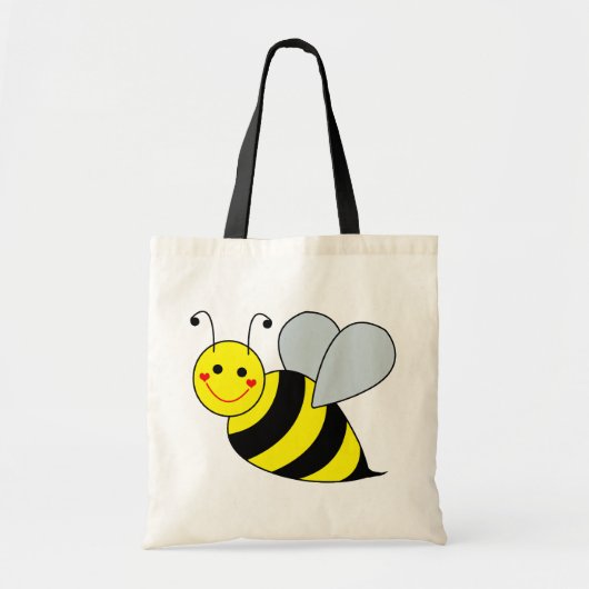 Cute Bumble Bee Tote Bag (Voorkant)