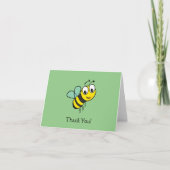 Cute Bumble Honey Bee Dank je creditcard Bedankkaart (Voorkant)