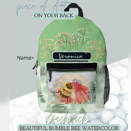 Cute Bumblebee Bedrukte Rugzak