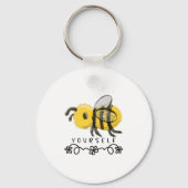 Cute Bumblebee Bee Yourself Sleutelhanger (Voorkant)