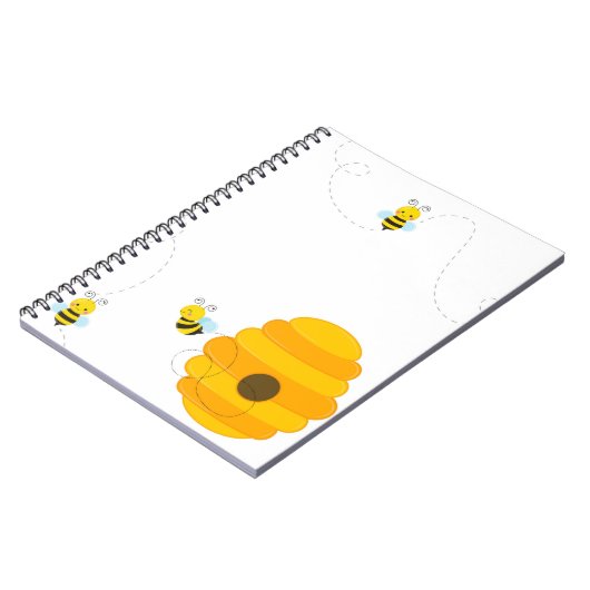 Cute Bumblebee Notitieboek (Linkerzijde)