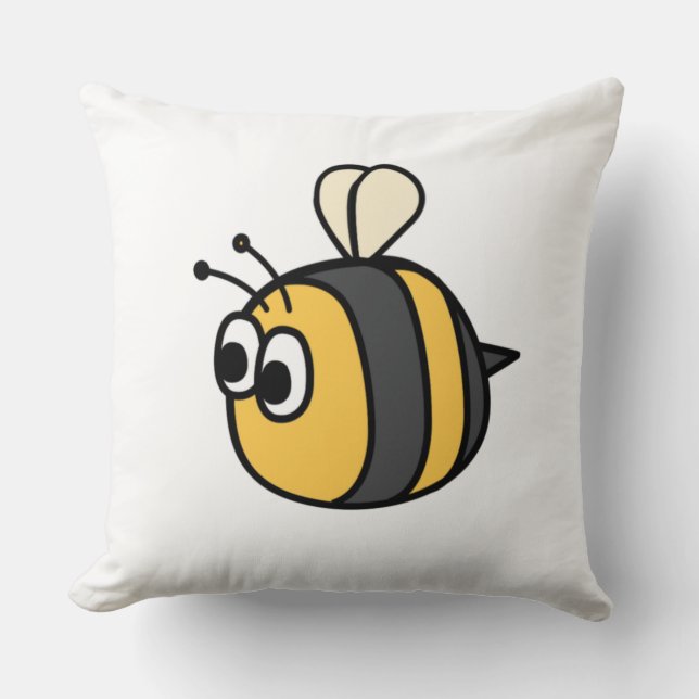 Cute Bumblebee Sierkussen (Voorkant)