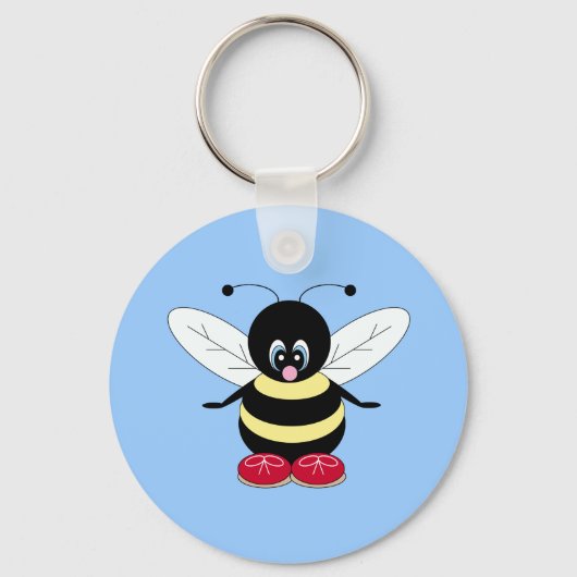 Cute Bumblebee Sleutelhanger (Voorkant)