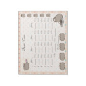 Cute Bunco-vel Notitieblok (Linkerzijde)