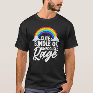 Cute Bundle Unfocus Rage Funny Pastel Gothic Ra T-shirt