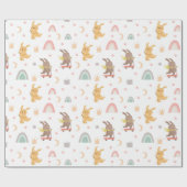 Cute Bunnies Cadeaupapier (Vlak)