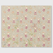 Cute Bunnies Cadeaupapier (Vlak)