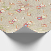 Cute Bunnies Cadeaupapier (Hoek)