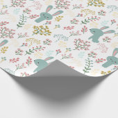 Cute Bunnies Cadeaupapier (Hoek)