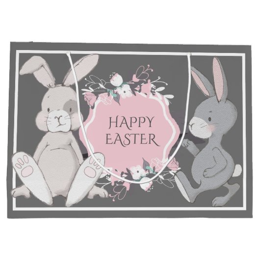 Cute Bunnies Groot Cadeauzakje (Achterkant)