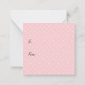 Cute Bunnies Happy Pasen Notitiekaartje (Achterkant)