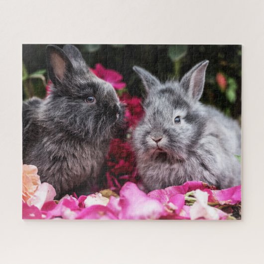 Cute Bunnies, Jigzaag Puzzle Legpuzzel (Horizontaal)