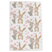Cute Bunnies Medium Gift Bag Medium Cadeauzakje (Voorkant)