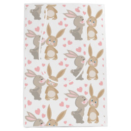 Cute Bunnies Medium Gift Bag Medium Cadeauzakje