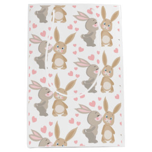 Cute Bunnies Medium Gift Bag Medium Cadeauzakje