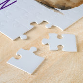 Cute Bunnies Personalized Boy Pasaster Legpuzzel (Zijkant)