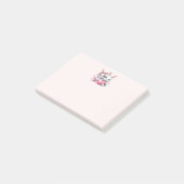 Cute Bunnies Sharing a Heart Post-it® Notes (Schuin)