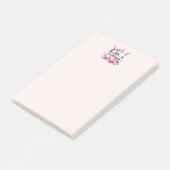 Cute Bunnies Sharing a Heart Post-it® Notes (Schuin)