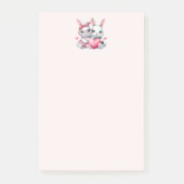 Cute Bunnies Sharing a Heart Post-it® Notes (Voorkant)
