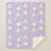 Cute Bunnies Sherpa Deken (Voorkant)