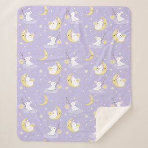 Cute Bunnies Sherpa Deken