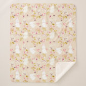 Cute Bunnies Sherpa Deken (Voorkant)