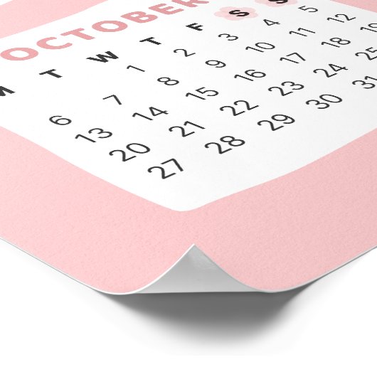 Cute Bunny 2025 Agenda Poster (Hoek)