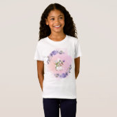 Cute Bunny and Flowers Shirt (Voorkant volledig)