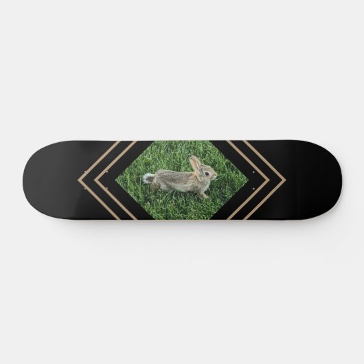 Cute Bunny Animal Persoonlijk Skateboard (Horizontaal)
