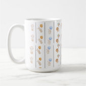 Cute bunny animals pastel koffiemok (Links)