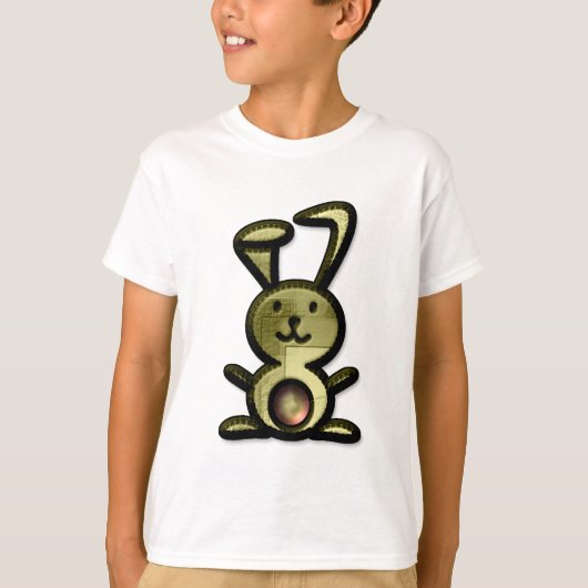 Cute Bunny Art T-shirt (Voorkant)