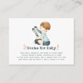 Cute Bunny Autumn - Herfst Baby shower Book Reques Informatiekaartje (Voorkant)