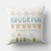 Cute Bunny  Baby antistress Nursery  Kussen (Achterkant)