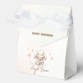 Cute bunny baby shower  bedankdoosjes (Voorkant)